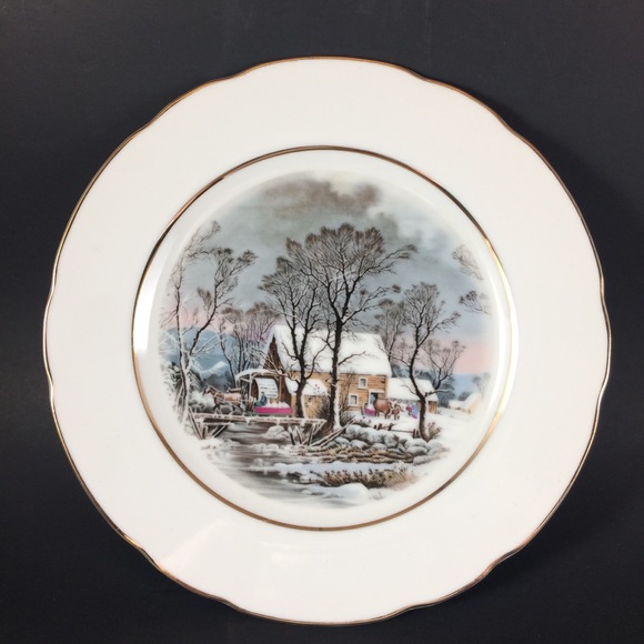 Vintage Avon Christmas Plates
